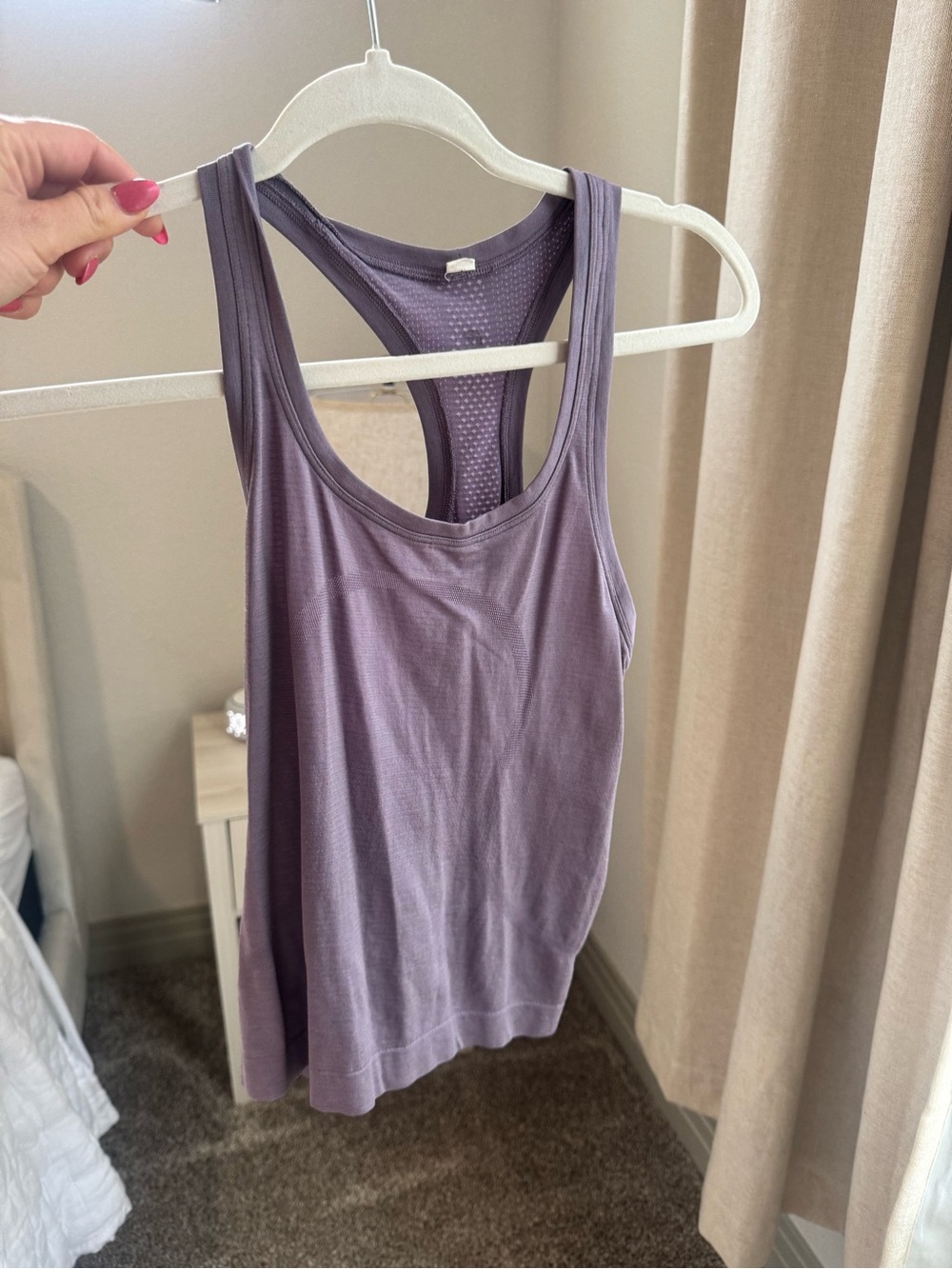 lululemon athletica Lavender Racerback Tank Top